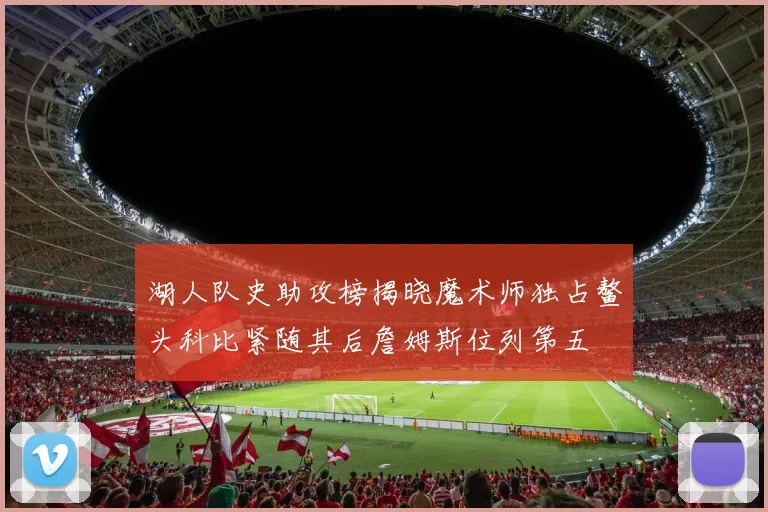 湖人队史助攻榜揭晓魔术师独占鳌头科比紧随其后詹姆斯位列第五
